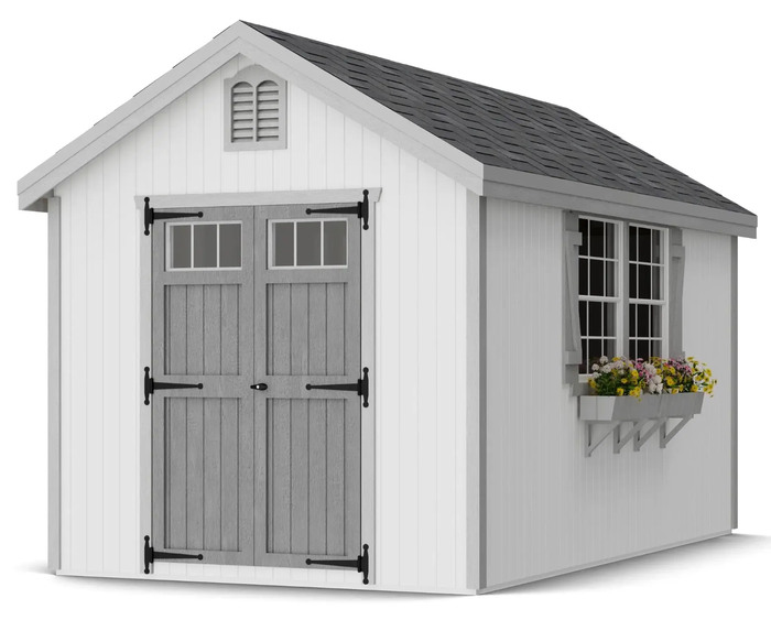 Little Cottage Co. 8x14 Colonial Williamsburg Wood Shed Kit
